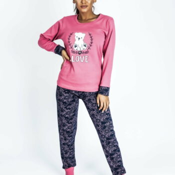 pijama woman teddy bear