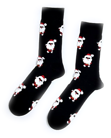 PicsArt_11-04-01.00.00 Ανδρικές Κάλτσες Tres Chic X-Mas "Dancing Santa" - Image 1