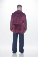 Ανδρική Ρόμπα Koyote  Fleece Καρό - Image 4