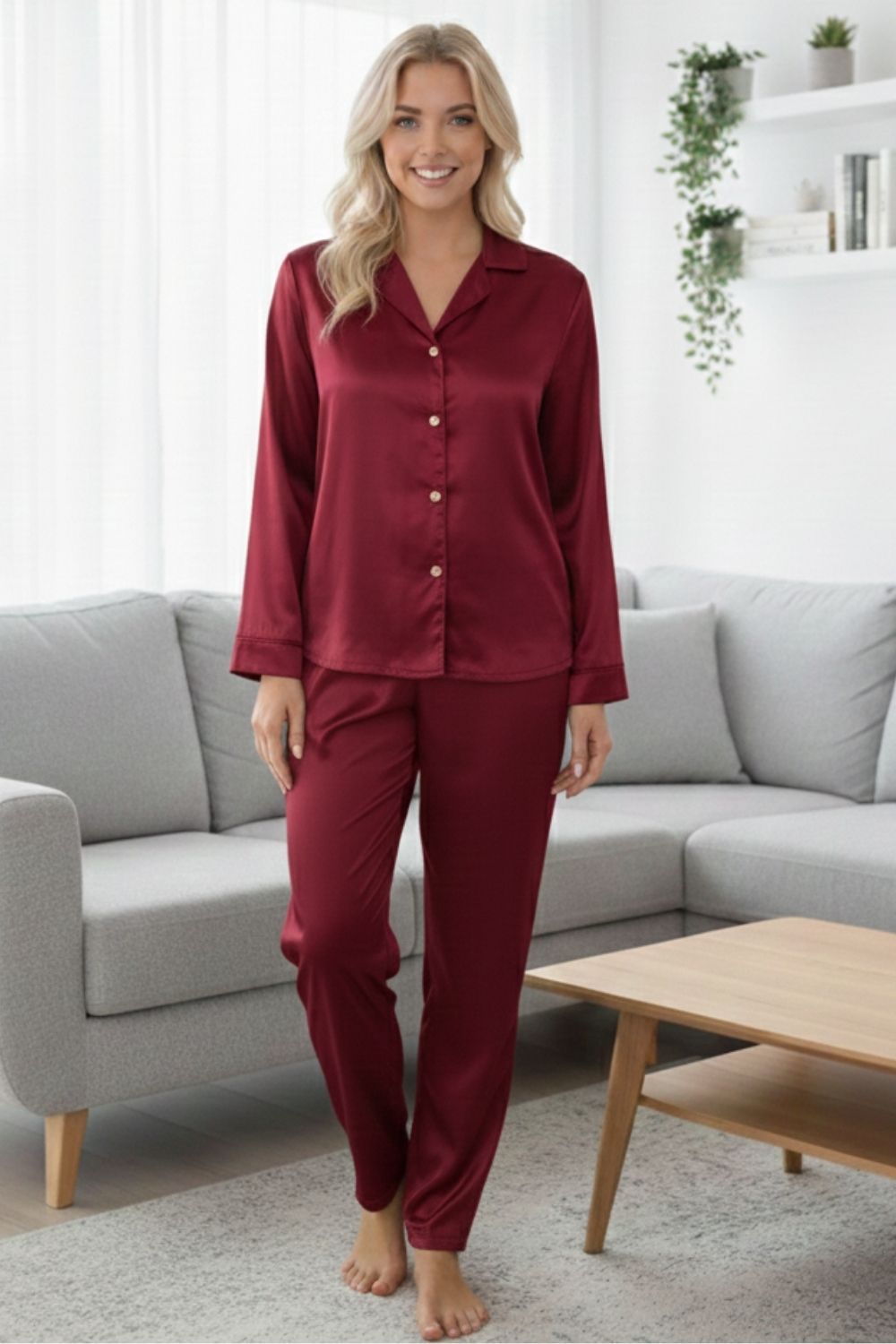 gynaikeia-pitzama-secret-point-saten Γυναικεία Πιτζάμα Secret Point Σατέν - Image 1