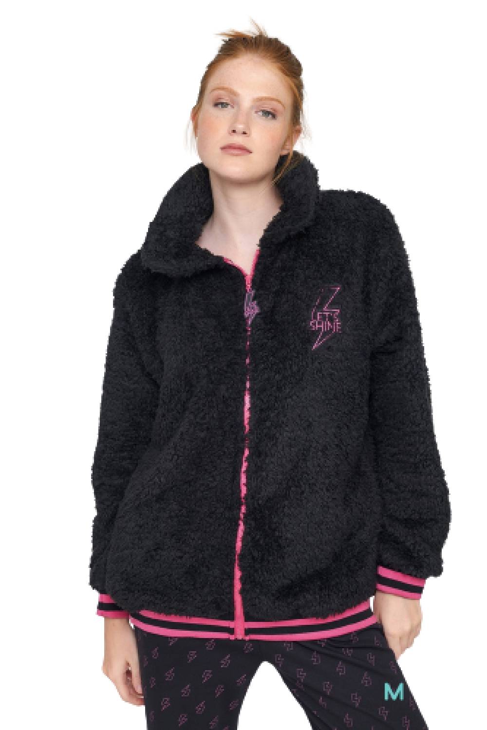 gynaikeia-zaketa-muydemi-fleece-2 Γυναικεία Ζακέτα Ρόμπα MuyDemi Fleece - Image 1