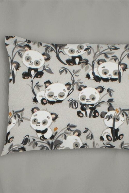 ΜΑΞΙΛΑΡΟΘΗΚΗ ΕΜΠΡΙΜΕ kids Panda Bear 96 50X70 Grey 100% Cotton Flannel