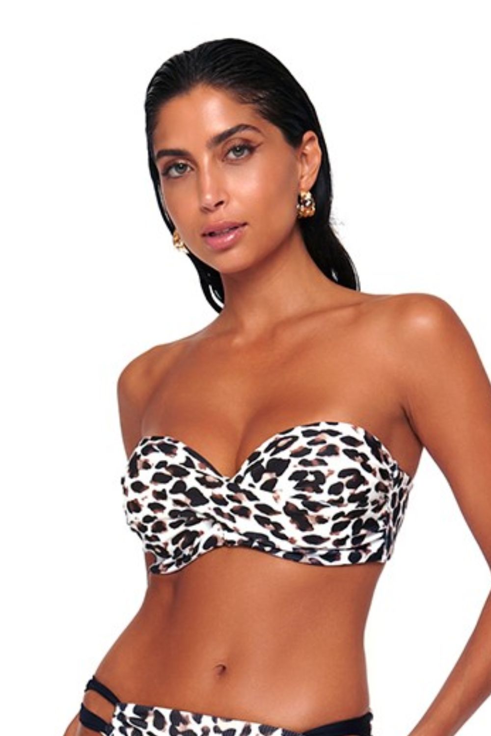 gynaikeio-magio-bluepoint-bikini-top-leopard-queen-strapless-cup-c Γυναικείο Μαγιό Bluepoint Bikini Top "Leopard Queen" Strapless Cup C - Image 1