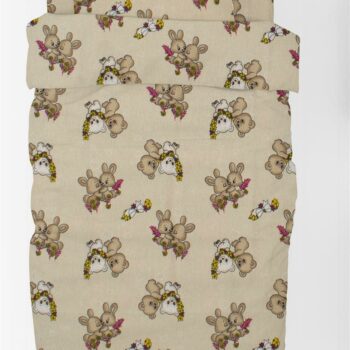 ΠΑΠΛΩΜΑΤΟΘΗΚΗ ΕΜΠΡΙΜΕ kids Little Brothers 149 160Χ240 Beige Flannel Cotton 100%