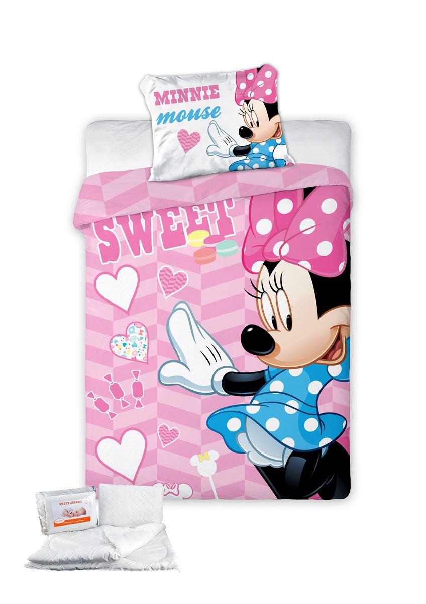 ΠΑΠΛΩΜΑΤΟΘΗΚΗ & ΠΑΠΛΩΜΑ ΣΕΤ 4 τεμ. Disney Minnie 581 100x135 Digital Print Cotton 100%