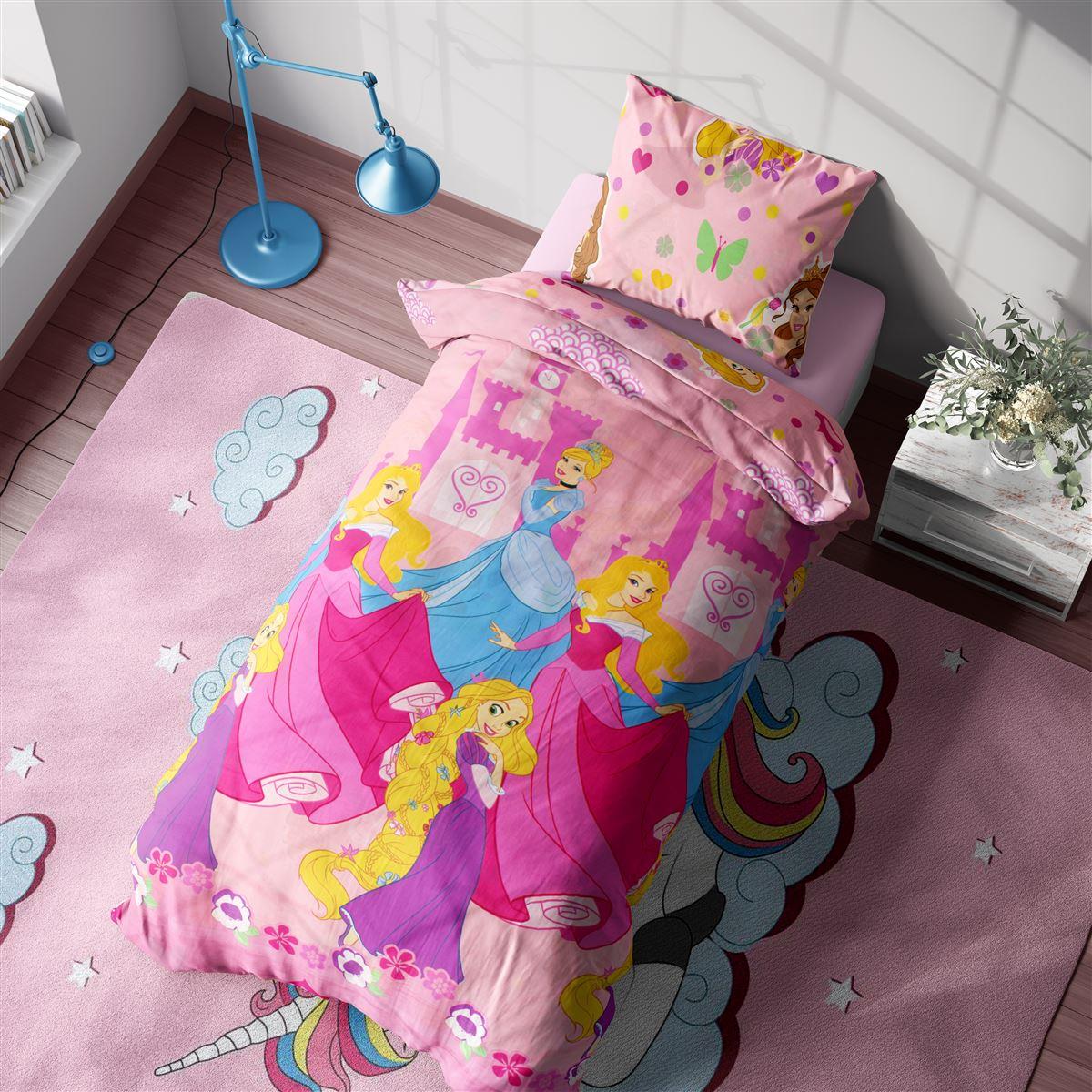 ΠΑΠΛΩΜΑΤΟΘΗΚΗ ΣΕΤ 2 τεμ Disney Princess 610 170X260 Digital Print Cotton 100% ΠΑΠΛΩΜΑΤΟΘΗΚΗ ΣΕΤ 2 τεμ Disney Princess 610 170X260 Digital Print Cotton 100%