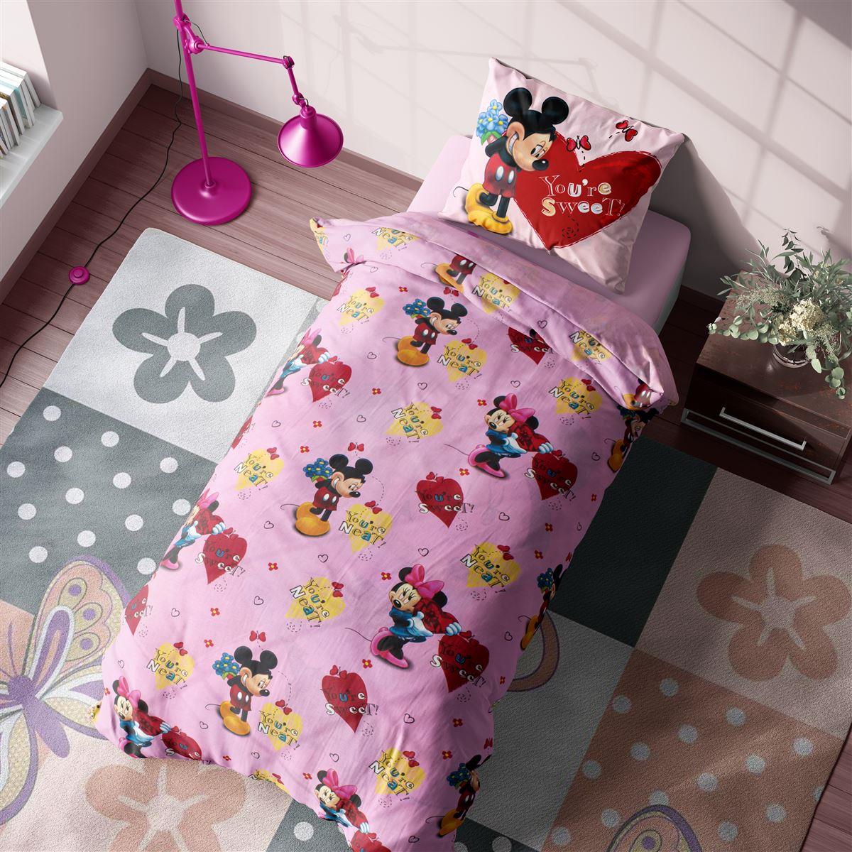 ΠΑΠΛΩΜΑ DISNEY MINNIE 612 160X240 Digital Print Cotton 100%