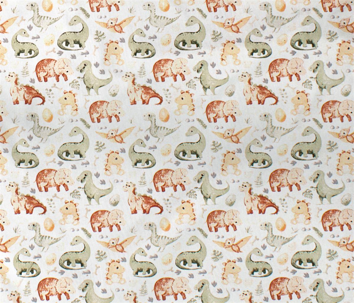 ΠΑΝΑ ΧΑΣΕ bebe Dinosaur 515 80X80 Beige 100% Cotton