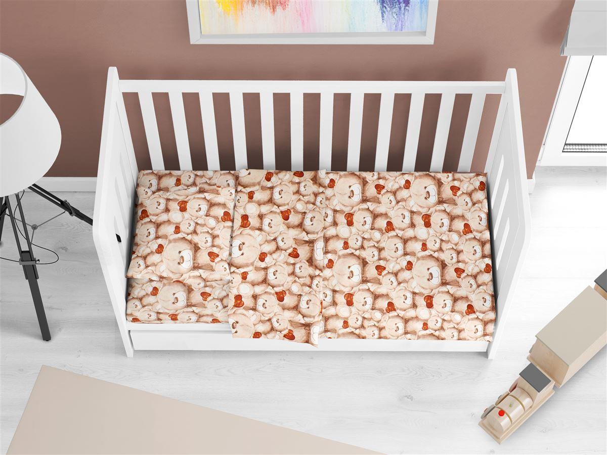 ΣΕΝΤΟΝΙΑ ΕΜΠΡΙΜΕ ΣΕΤ 3 τεμ bebe Teddy Bear 535 120X160 Beige Cotton 100%