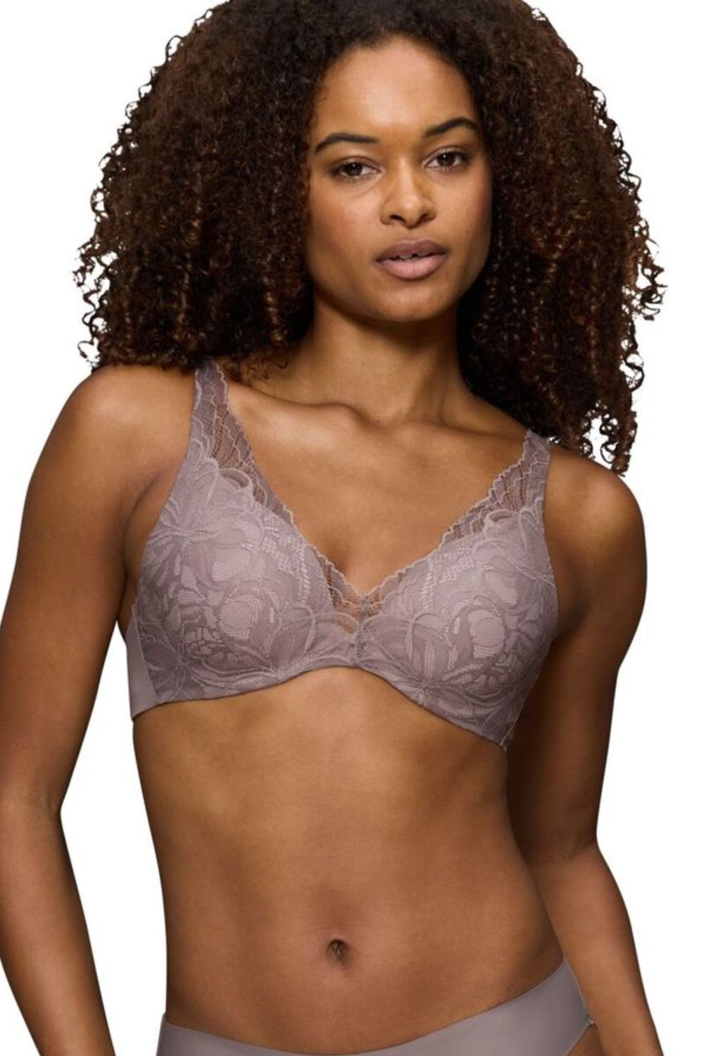  Γυναικείο Σουτιεν Triumph Body Make-Up Illusion Lace WP Γκρι 2025