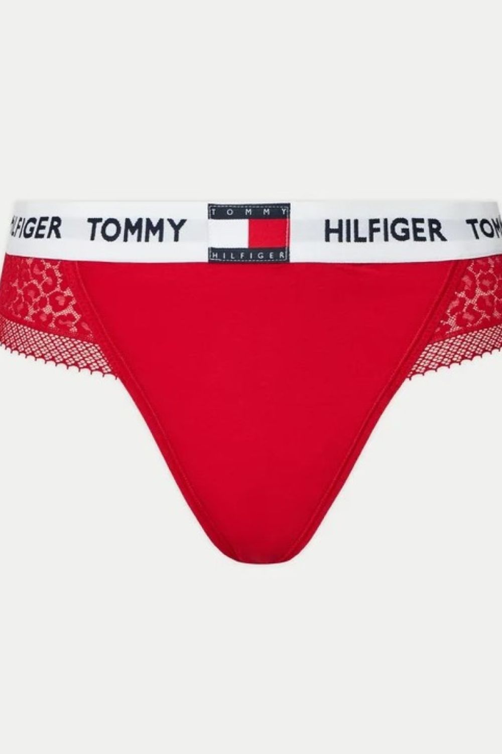  Γυναικείο Σλιπ String Tommy Hilfiger Κόκκινο 2025