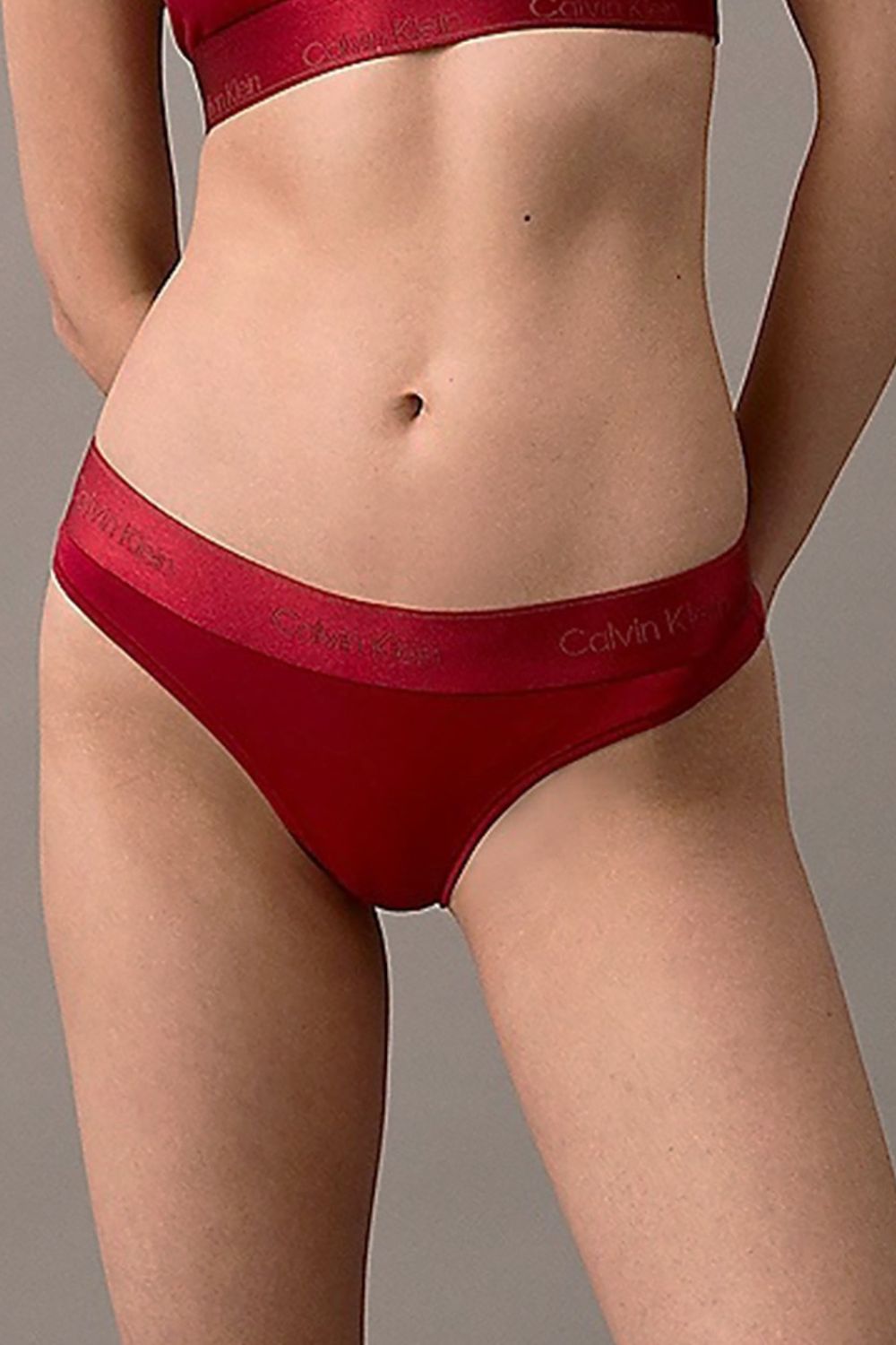  Γυναικείο String Calvin Klein Modern Cotton Κόκκινο 2025