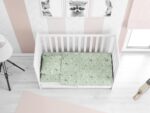 ΠΑΠΛΩΜΑΤΟΘΗΚΗ ΕΜΠΡΙΜΕ bebe Smile 80 120X160 Green Cotton 100%