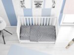 ΠΑΠΛΩΜΑΤΟΘΗΚΗ ΕΜΠΡΙΜΕ bebe Windows 135 120Χ160 Grey Cotton 100%