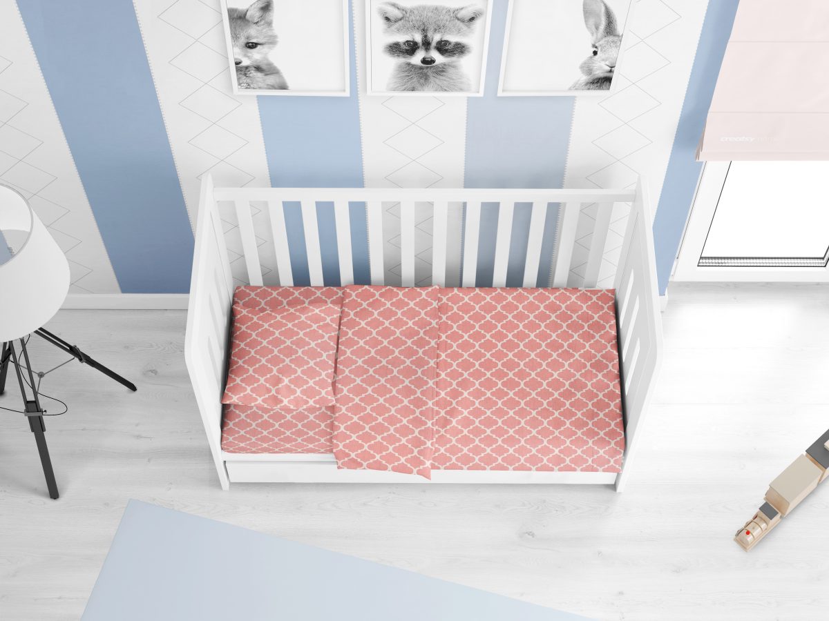 ΠΑΠΛΩΜΑΤΟΘΗΚΗ ΕΜΠΡΙΜΕ bebe Windows 160 120X160 Coral Cotton 100% ΠΑΠΛΩΜΑΤΟΘΗΚΗ ΕΜΠΡΙΜΕ bebe Windows 160 120X160 Coral Cotton 100%