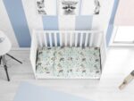 ΠΑΠΛΩΜΑΤΟΘΗΚΗ ΕΜΠΡΙΜΕ bebe Africa 146 120X160 Light Green Flannel Cotton 100%