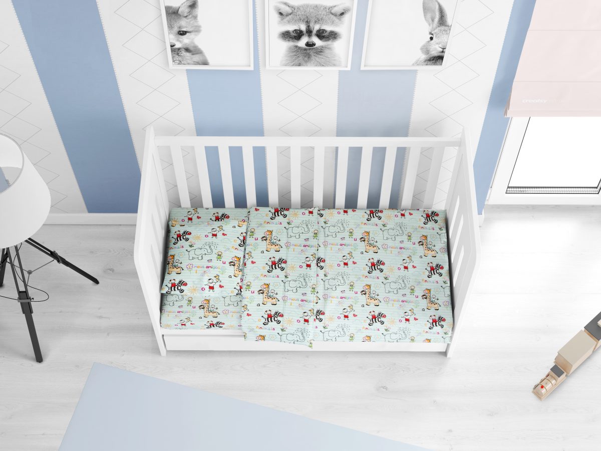 ΠΑΠΛΩΜΑΤΟΘΗΚΗ ΕΜΠΡΙΜΕ bebe Africa 146 120X160 Light Green Flannel Cotton 100% ΠΑΠΛΩΜΑΤΟΘΗΚΗ ΕΜΠΡΙΜΕ bebe Africa 146 120X160 Light Green Flannel Cotton 100%