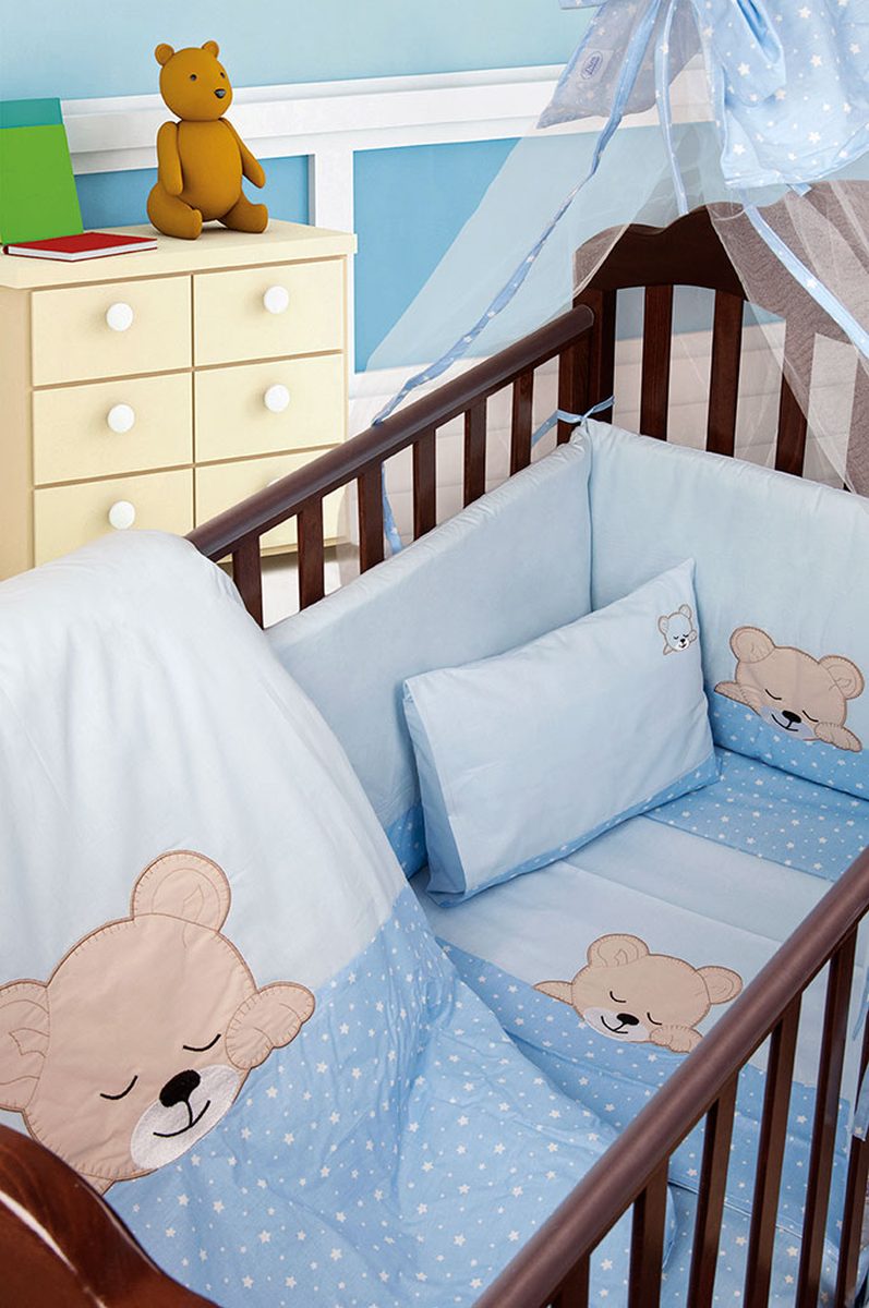 ΠΡΟΙΚΑ ΜΩΡΟΥ 7 τεμ bebe SLEEPING BEARS CUB 13 ΣΙΕΛ Cotton 100% ΠΡΟΙΚΑ ΜΩΡΟΥ 7 τεμ bebe SLEEPING BEARS CUB 13 ΣΙΕΛ Cotton 100%