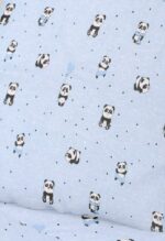 ΣΕΝΤΟΝΑΚΙ ΛΙΚΝΟΥ bebe PANDA 110 80X110 Sky blue Cotton 100% - Image 2