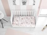 ΣΕΝΤΟΝΙΑ ΕΜΠΡΙΜΕ ΣΕΤ 3 τεμ bebe Butterfly 61 120X160 Coral Cotton 100%