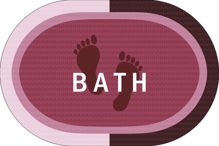Πατάκι Μπάνιου Oval Αντιολισθητικό Bath 50X70 Rotten Apple 100% Polyester
