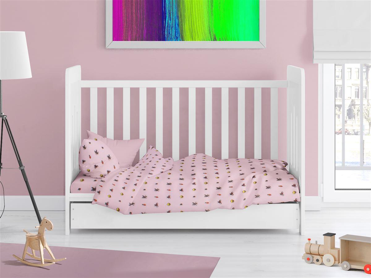 Παπλωματοθήκη Εμπριμέ bebe Looney Tunes 39 120X160 Pink 100% Cotton Flannel Παπλωματοθήκη Εμπριμέ bebe Looney Tunes 39 120X160 Pink 100% Cotton Flannel