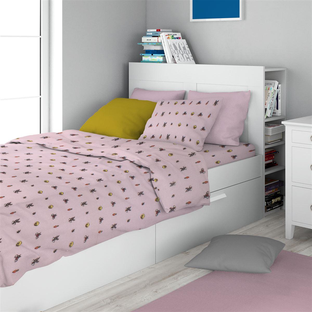 Σεντόνια Εμπριμέ Σετ 3 τεμ kids Looney Tunes 39 160X240 Pink 100% Cotton Flannel Σεντόνια Εμπριμέ Σετ 3 τεμ kids Looney Tunes 39 160X240 Pink 100% Cotton Flannel
