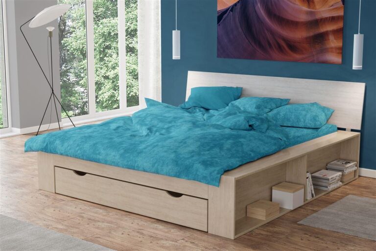 Σεντόνι 1 τεμ Premium Shadow 620 220X240 Turquoise 100% Cotton