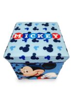 Κουτί-Σκαμπό Disney Home Mickey 14 30X30X30 Sky Blue 100% Polyester - Image 3