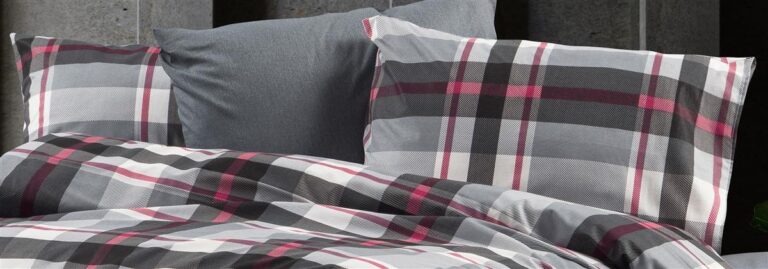 Μαξιλαροθήκη Εμπριμέ Εκάβη 424 50X70 Grey-Bordeaux 70/30 Cott/Pol