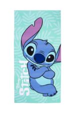 Πετσέτα Θαλάσσης Quick Dry Disney Home Lilo & Stitch 85 70X140 Turquoise 100% Microfiber