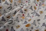Σεντόνια Εμπριμέ Σετ 3 τεμ bebe Fox 527 120X160 Grey 100% Cotton - Image 2