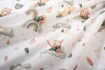 Σεντόνια Εμπριμέ Σετ 3 τεμ bebe Cloudy Bear 581 120X160 White-Olive 100% Cotton - Image 2