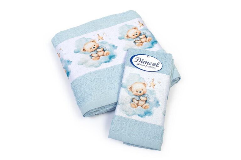 Πετσέτα Σετ 2 τεμ Με Ψηφιακή Εκτύπωση bebe Cute Bear 301 30X50