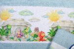 70X140 Sky Blue 100% Cotton