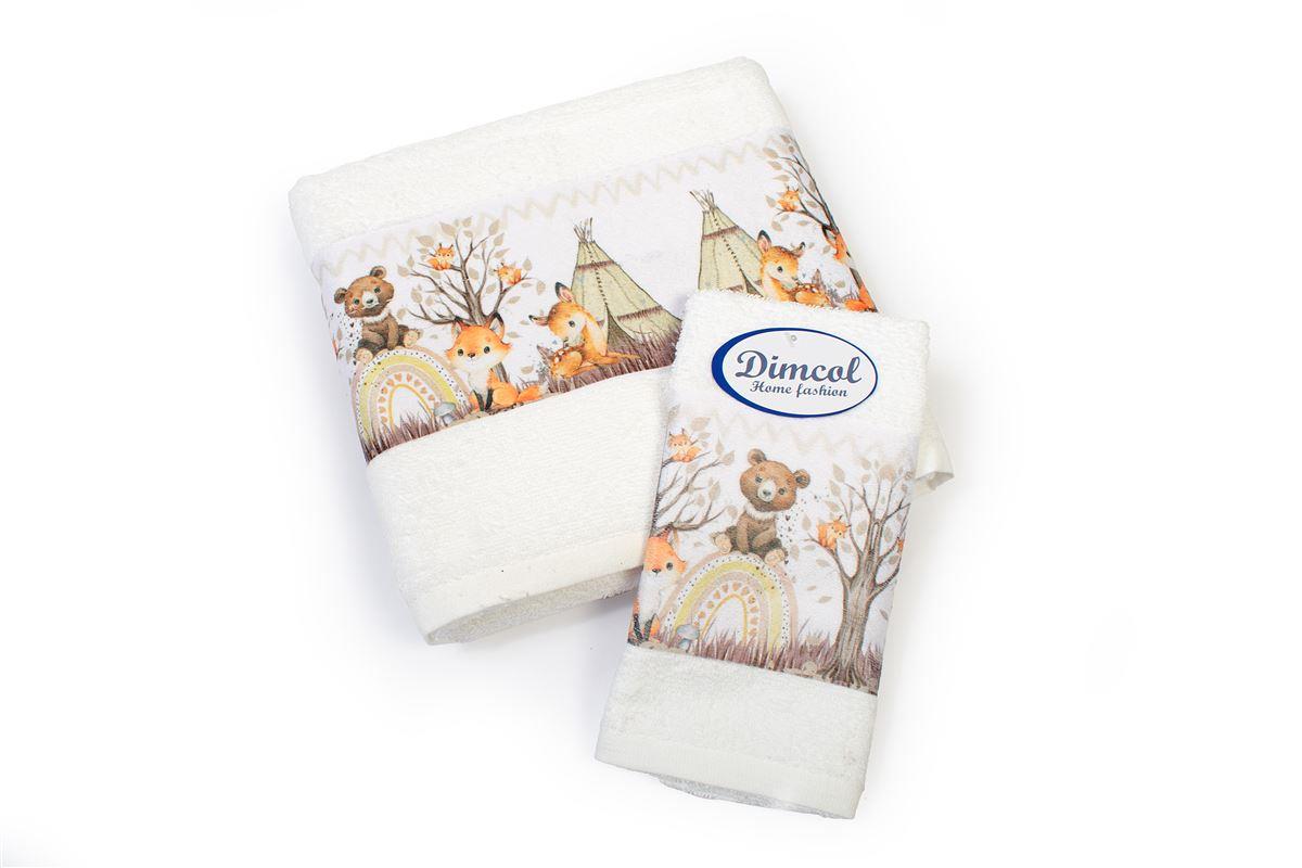 Πετσέτα Σετ 2 τεμ Με Ψηφιακή Εκτύπωση bebe Forest Animals 335 30X50 Πετσέτα Σετ 2 τεμ Με Ψηφιακή Εκτύπωση bebe Forest Animals 335 30X50