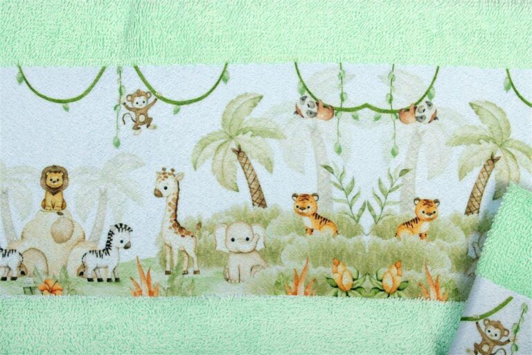 70X140 Mint 100% Cotton