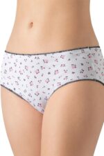 Γυναικεία Σλιπ COTONELLA Midi Flower (3 Pack) - Image 2