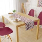 ΤΡΑΒΕΡΣΑ ΑΛΕΚΙΑΣΤΗ 40X180 Cherry 456 White-Red Cott/Pol 70/30 - Image 2