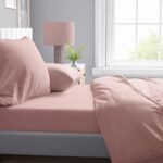 Σεντόνια Σετ 4 τεμ Solid 503 220X240 Dusty Rose 100% Cotton