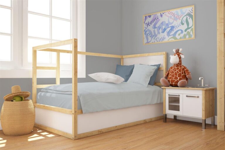 Πάπλωμα bebe Solid 505 120X160 Light Blue-Grey 100% Cotton