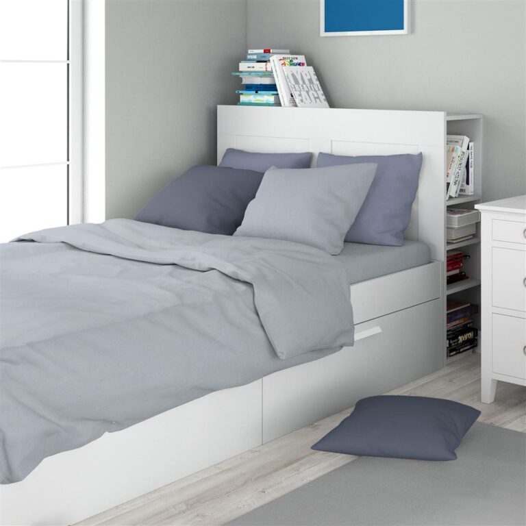 Σεντόνι Σετ 2 τεμ Solid 505 160X240 Light Blue-Grey 100% Cotton