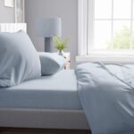 Σεντόνια Σετ 4 τεμ Solid 505 240X270 Light Blue-Grey 100% Cotton