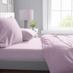 Σεντόνια Σετ 4 τεμ Solid 506 240X270 Light Purple 100% Cotton
