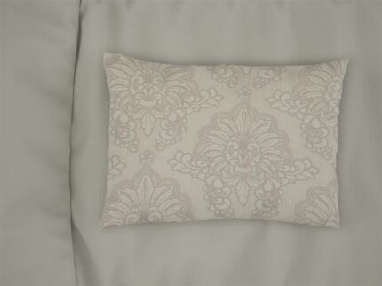 Μαξιλαροθήκη Εμπριμέ Άρτεμις 702 50X70 Beige 100% Cotton
