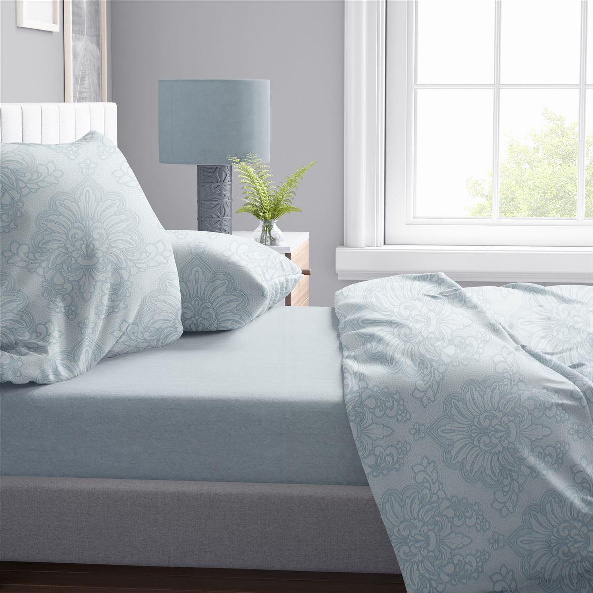 Παπλωματοθήκη Εμπριμέ Άρτεμις 705 220X240 Light Blue-Grey 100% Cotton Παπλωματοθήκη Εμπριμέ Άρτεμις 705 220X240 Light Blue-Grey 100% Cotton