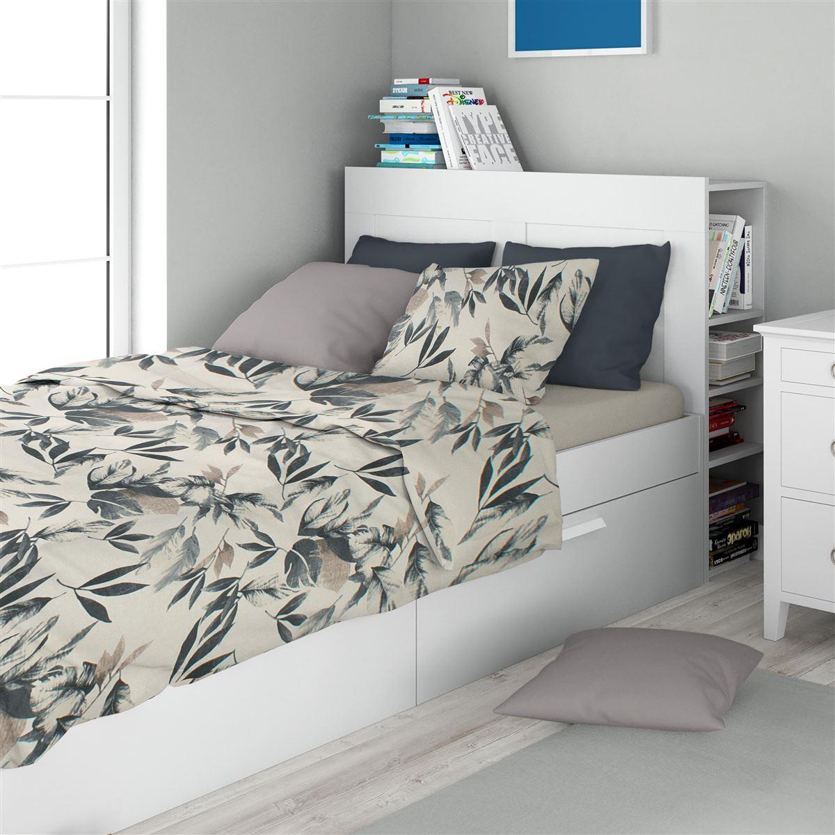 Σεντόνια Εμπριμέ Σετ 3 τεμ Ευριδίκη 710 160X240 Ecru-Black 100% Cotton Σεντόνια Εμπριμέ Σετ 3 τεμ Ευριδίκη 710 160X240 Ecru-Black 100% Cotton