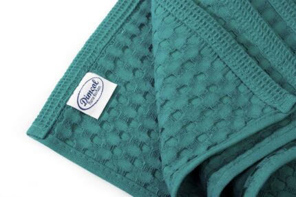 Ποτηρόπανο Πικέ 325 gr/m² Solid 50X70 Petrol 100% Cotton