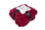Κουβέρτα Coral Fleece Solid 04 220X240 Bordeaux 100% Polyester - Image 2