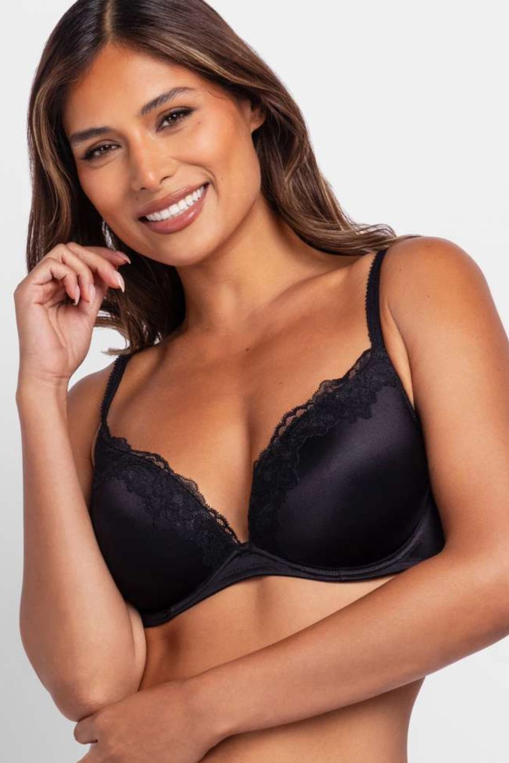 gynaikeio-soutien-dorina-origins-shiny-push-up Γυναικείο Σουτιέν Dorina "Origins Shiny" Push Up Plunge - Image 1